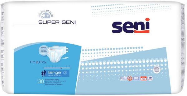Seni (сени) подгузники super large air №30 100-150 см (Tzmo s.a.)