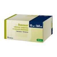 Вамлосет 10мг+160мг таб.п/об.пл. №90 (КРКА)