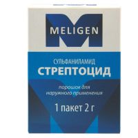 Стрептоцид 2г пор.д/пр.наружн. №1 пак. (МЕЛИГЕН ФП)