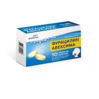 Фурацилин 20мг таб.шип.д/р-ра д/пр.местн.,наружн. №10 (АВЕКСИМА)