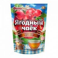 Фитодар ягодный чаек 100г пак.заст.  шиповник на фрукт. (ВИННАЯ КАРТА)