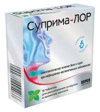 Суприма-лор таб.д/рассас. №16 ментол (ШРЕЯ ЛАЙФ САЕНСИЗ)