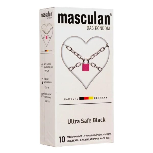 Презерватив masculan №10 ультра safe black утолщенные (M.p.i. pharmaceutica gmbh)