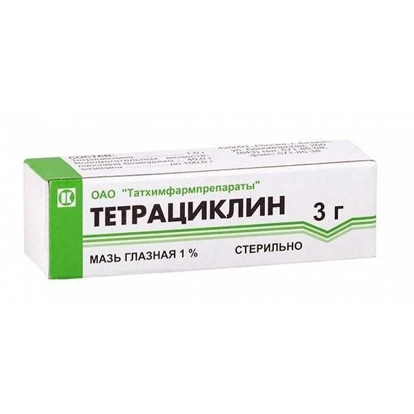 Тетрациклиновая 1% 3г мазь глазн. №1 туба (Татхимфармпрепараты оао_2)