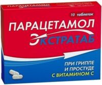 Парацетамол экстратаб 500мг+150мг таб. №10 (ОБОЛЕНСКОЕ)