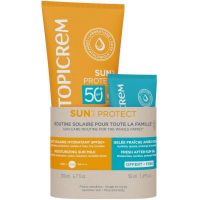 Topicrem (Топикрем) sun protect молочко spf50+ 200мл + желе п/загара 50мл (НИЖИ ЛАБОРАТОРИС)