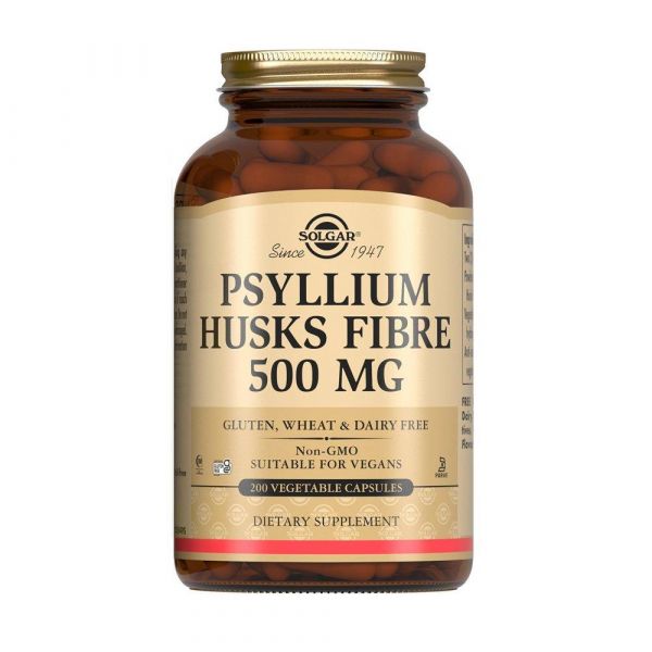 Solgar (Солгар) псиллиум клетчатка кожицы листа капс. №200 (Solgar vitamin and herb)
