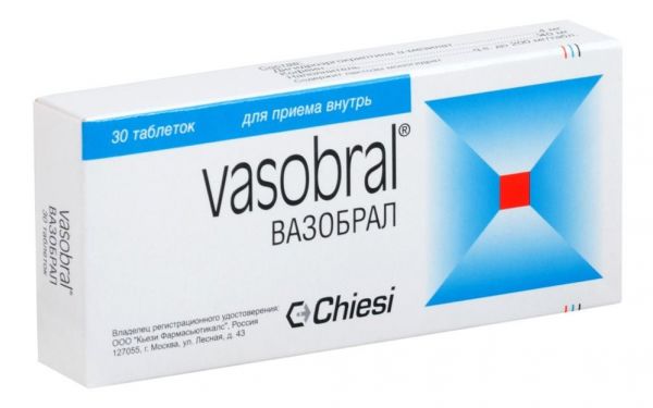 Вазобрал таб. №30 (Chiesi farmaceutici s.p.a./ фармстандарт-лексредства оао)
