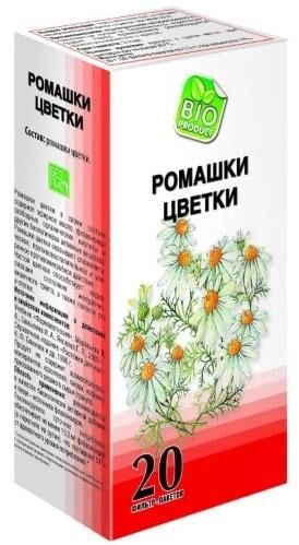 Ромашки цветки 1.5г пор. №20 ф/п. (Ст.-медифарм)
