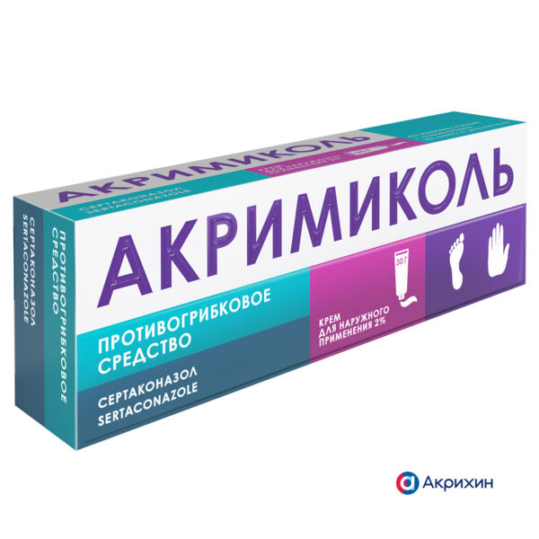 Акримиколь 2% 30г крем д/пр.наружн. туба (Акрихин хфк оао_3)