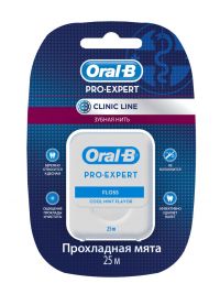 Oral-B (Орал би) зубная нить clinic line 25м прохладная мята (PROCTER & GAMBLE MANUFACTURING IRELAND LIMITED)