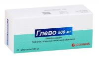 Глево 500мг таб.п/об.пл. №25 (ГЛЕНМАРК)