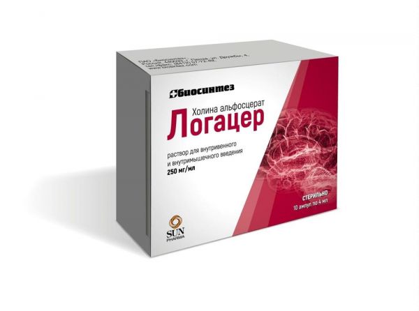 Логацер 250мг/мл 4мл р-р д/инф. ин.в/м. №10 амп. (Биосинтез пао)