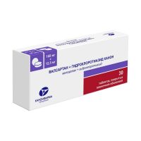 Валсартан-гидрохлоротиазид 160мг+12,5мг таб.п/об.пл. №30 (КАНОНФАРМА)