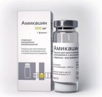 Амикацин 1000мг пор.д/р-ра д/ин.в/в.,в/м. №1 фл. (КРАСФАРМА)