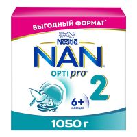 NAN (Нан) молочная смесь 2 1050г оптипро с 6 мес. (НЕСТЛЕ)