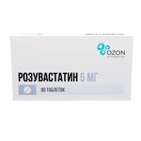Розувастатин 5мг таб.п/об.пл. №90 (АТОЛЛ)