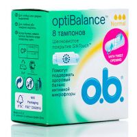 o.b. (О.б.) тампоны optibalance №8 нормал (ДЖЕЙТНЛ)