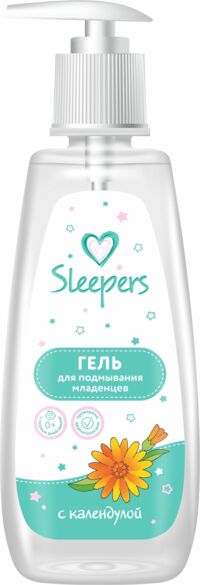 Sleepers (Слиперс) гель для подмывания младенцев с календулой 400мл (АВАНТА ОАО)