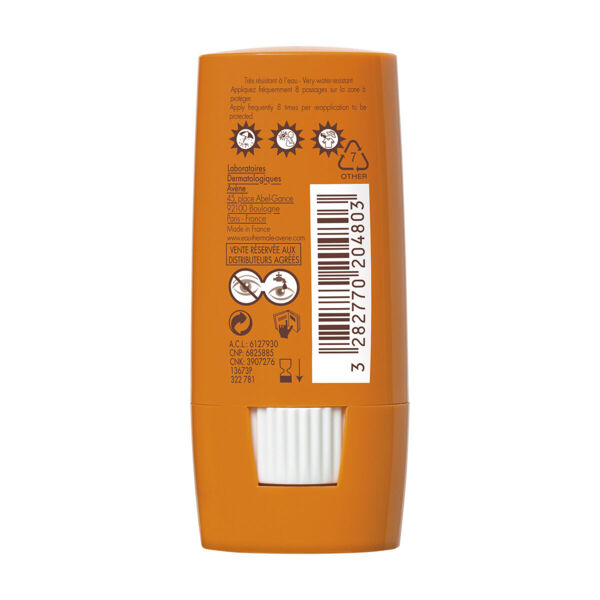 Avene (Авен) солнцезащитный стик для чувствительных зон 8г spf50 2640 (Pierre fabre dermo-cosmetique)