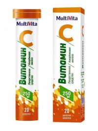 Витамин с 250мг таб.шип. №20 (АТЛАНТИК ГРУПП)