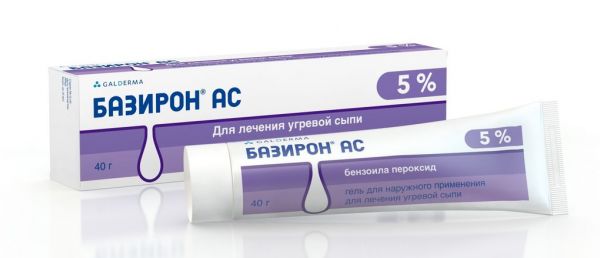 Базирон ас 5% 40г гель №1 туба (Himalaya drug co.)