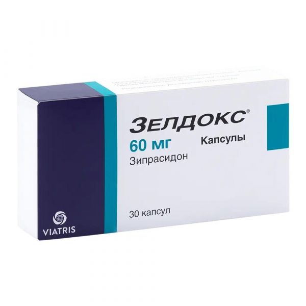 Зелдокс 60мг капс. №30 (Pfizer ireland pharmaceuticals/pfizer mnf deutschland gmbh)