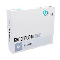 Бисопролол 5мг таб.п/об. №50 (АТОЛЛ)