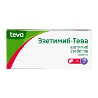 Эзетимиб 10мг таб. №30 (ТЕВА)