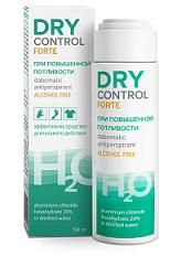 Dry Control Forte (Драй контрол форте) дабоматик от обильного  потоотделения 20% 50мл фл.  б/спирта (ХИМСИНТЕЗ НПО ЗАО)