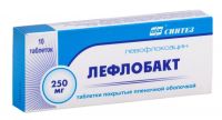 Лефлобакт (левофлоксацин) 250мг таб.п/об.пл. №10 (СИНТЕЗ)