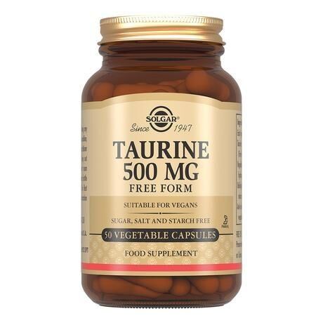 Solgar (Солгар) таурин 500мг капс. №50 (Solgar vitamin and herb)