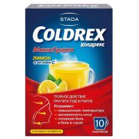 Колдрекс максгрипп пор.д/р-ра д/пр.внутр. №10 пак.  лимон (ШТАДА)