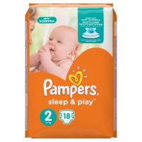 Pampers (Памперс) подгузники sleep&play 2 № 18 мини 3-6кг (ПРОКТЕР ЭНД ГЕМБЛ)