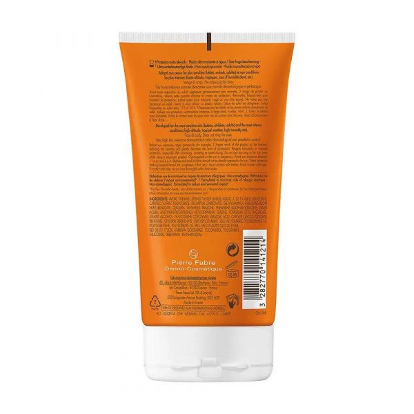 Avene (авен) солнцезащитный флюид ультра-водост. 150мл spf50 0 (Pierre fabre dermo-cosmetique)