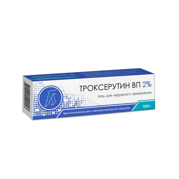 Троксерутин 2% 100г гель д/пр.наружн. №1 туба (Vetprom ad)