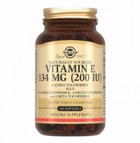 Solgar (Солгар) витамин е 200ме капс. №100 (СОЛГАР)