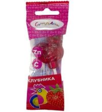 Леденец петушок сердце континента с цинком вит. с клубника (ГУСЛИЦА ООО)
