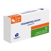 Ребамипид 100мг таб.п/об.пл. №30 (КАНОНФАРМА)