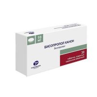 Бисопролол 10мг таб.п/об. №30 (КАНОНФАРМА)