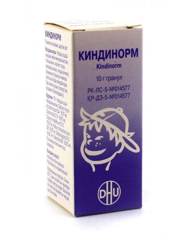 Киндинорм 10г гранулы гомеопатические №1 флакон (Deutsche homoopathie-union dhu-arzneimittel gmbh&co. kg)