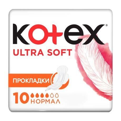 Kotex (Котекс) прокладки ультра №10 софт нормал 5560/5484 (Kimberly-clark corp.)