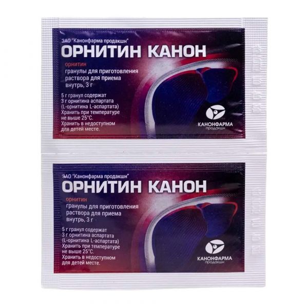 Орнитин 3г гран.д/р-ра д/пр.внутр. №30 пак. (Канонфарма продакшн зао)