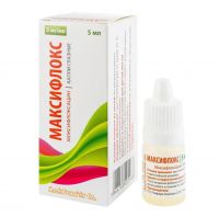 Максифлокс 5мг/мл 5мл капли глазн. №1 фл.-кап. (РОМФАРМ)