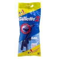Gillette (Жиллетт) 2 станок для бритья одноразовый №4 +1 (ПРОКТЕР ЭНД ГЕМБЛ)