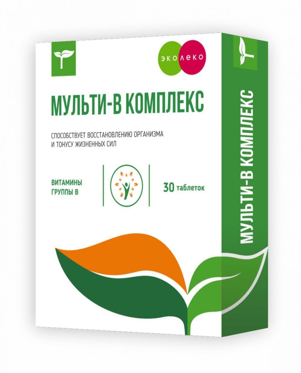 Эколеко мульти b-комплекс таб. №30 по цене от 211.93 руб в Ишимбае, купить  Эколеко мульти b-комплекс таб. №30 (Квадрат-с ооо) в аптеке Фармленд,  инструкция по применению, отзывы