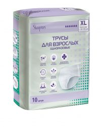 Sleepers (Слиперс) трусы для взрослых №10 xl (130-180см) (ONTEX PENINSULAR SA)