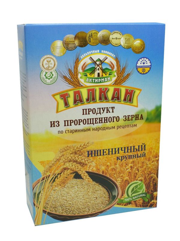 Актирман талкан пшеничный 350г (Актирман ооо)