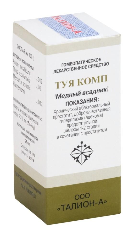 Туя комп (медный всадник) 25мл капли гомеоп. №1 фл.-кап. (Талион-а ооо)