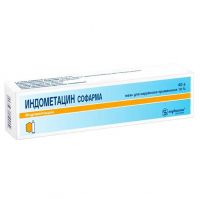 Индометацин 10% 40г мазь д/пр.наружн. №1 (СОФАРМА)